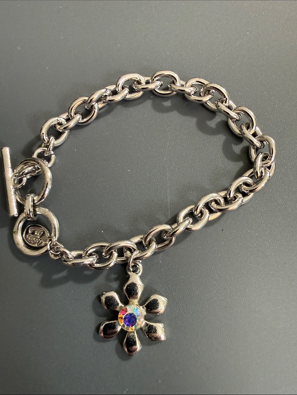silver-plated charm bracelet by Cookie Lee